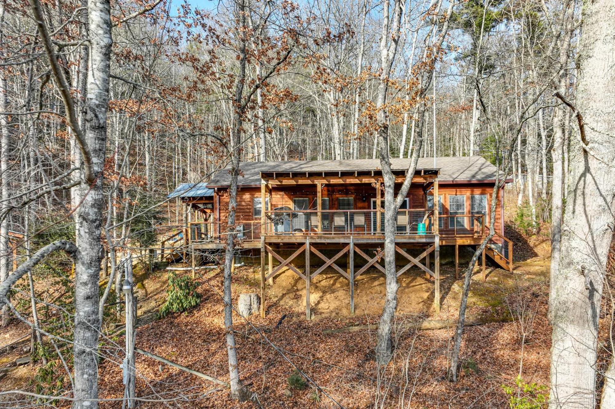 Lakeside Cashiers Cabin With Private Boat Dock! Cullowhee Экстерьер фото